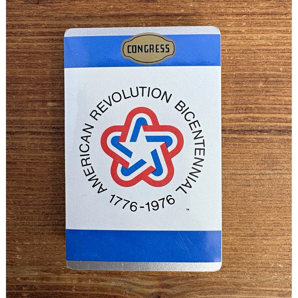 Congress American Revolution Bicentennial 1776-1976 Card Deck